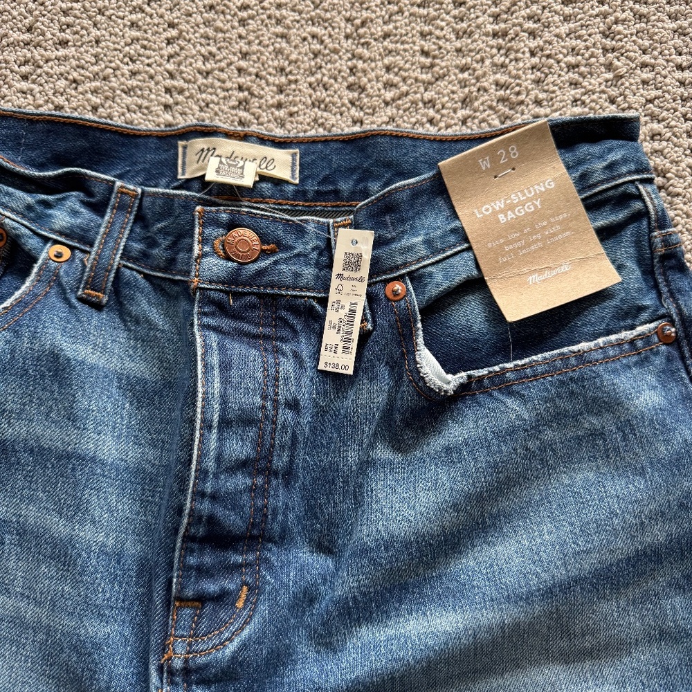 Madewell Blue Flare Wide Leg Jeans